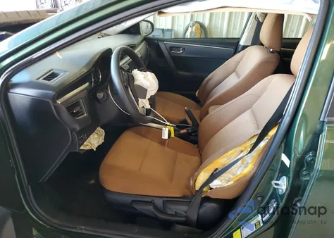 2015 Toyota Corolla L from USA, damaged, VIN 2T1BURHE3FC410792